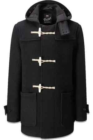 Gloverall Frakke, Herre, Sort, L, Bomuld, Original Mid Monty Duffle Frakke