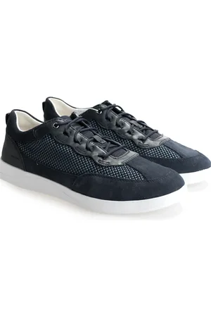 Geox Sko, Herre, Blå, 40 EU, Læder, -sneakers; U Kennet;
