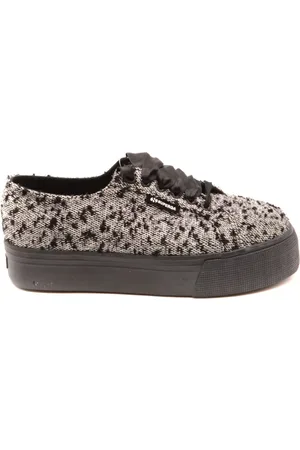 Superga Sko, Dame, Sort, 38 EU, Uld, Sneakers