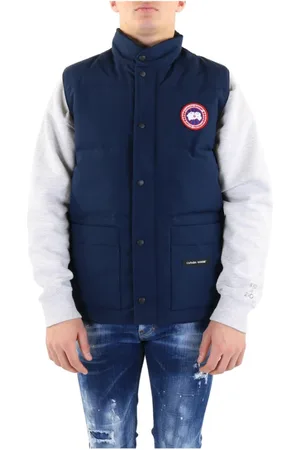 Canada Goose Jakke, Herre, Blå, L, Tyl, Freestyle Crew Vest