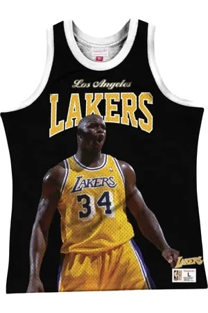 Mitchell & Ness Top, Herre, Sort, L, Uld, BHB Tank Top Shaquille Oneal