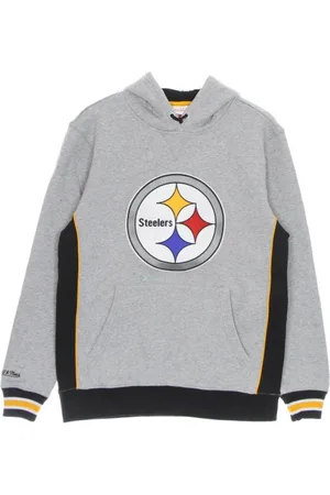 Mitchell & Ness Sweathshirts & Hoodies, Herre, Grå, XL, Uld, Hoodie NFL Pinnacle Heavyweight Fleece Hoodie Pitste