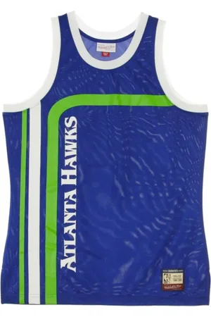 Mitchell & Ness Sport, Herre, Blå, XL, Canotta Basket NBA Team Heritage Tank 1970-98 Atlhaw