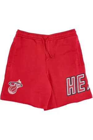 Mitchell & Ness Shorts, Herre, Rød, XS, NBA Game Day French Terry Shorts Hardwood