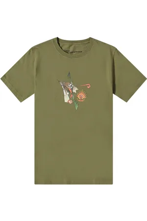 Maharishi Top, Herre, Grøn, XL, Bomuld, T-shirts
