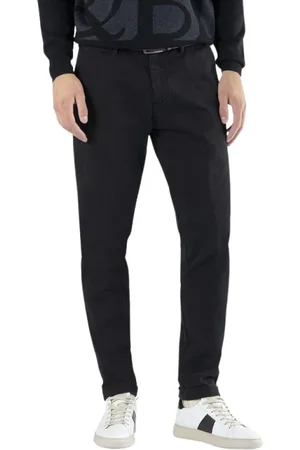 HARMONT&BLAINE Bukser, Herre, Sort, 4XL, Bomuld, Chinos