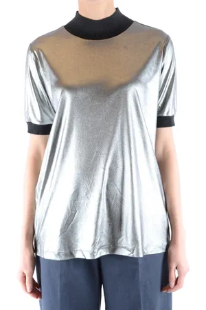 Fabiana Filippi Top, Dame, Grå, M, Bomuld, T-shirt