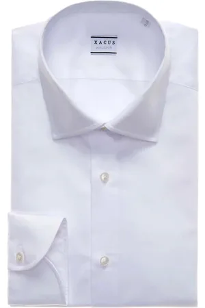 Xacus Skjorte, Herre, Hvid, 2XL, Twill Evolution Classic Fit Solid Coloreck Shirt