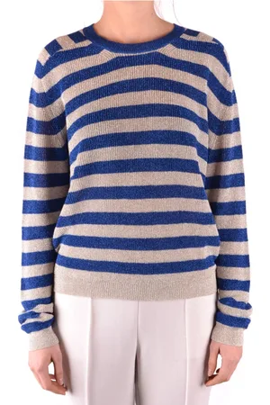 LANEUS Strik, Dame, Blå, S, Uld, sweater