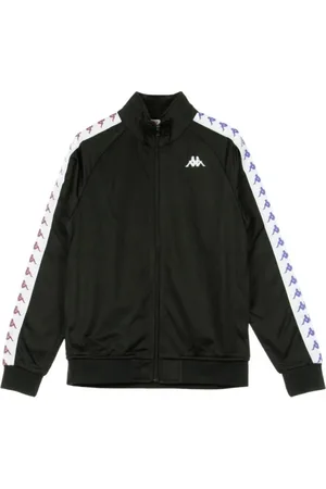 Kappa Sweathshirts & Hoodies, Herre, Sort, XL, Uld, zip Gennem