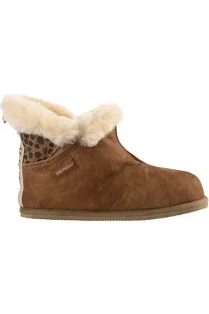 Shepherd Sko, Dame, Brun, 41 EU, Uld, Hjemmesko