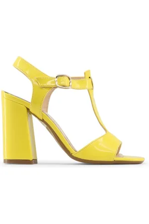 Made in italia Sko, Dame, Gul, 39 EU, Læder, Arianna sandals