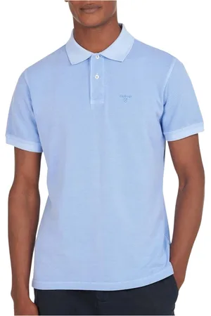 Barbour Top, Herre, Blå, M, Bomuld, Polo Shirt