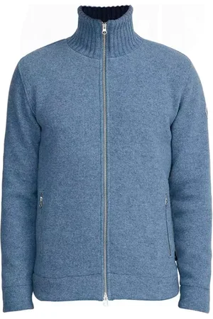 Holebrook Sweathshirts & Hoodies, Herre, Blå, L, Uld, Måns Zip Wp