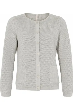 Skovhuus Strik, Dame, Grå, M, Bomuld, Cardigans