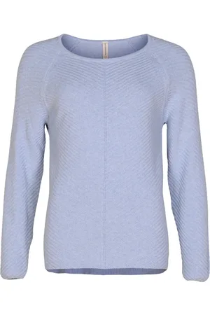 Skovhuus Strik, Dame, Blå, XL, Bomuld, Jumper
