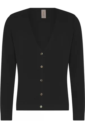 Skovhuus Strik, Dame, Sort, XL, Bomuld, Cardigans