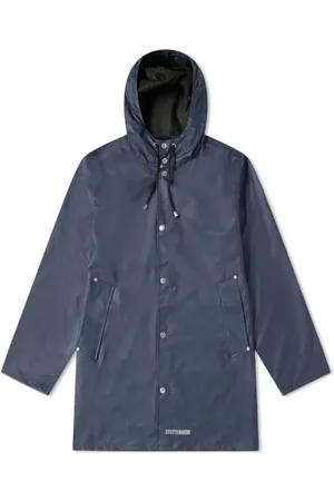 Stutterheim Jakke, Herre, Blå, XL, Bomuld, Jakker