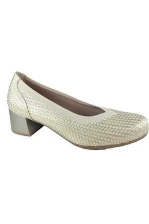 Pitillos Sko, Dame, Gul, 39 EU, Pumps