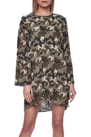 Pepe Jeans Kjole, Dame, Grøn, XS, Polyester, Dresses