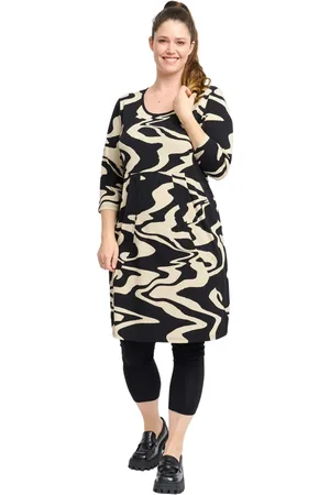 Pont Neuf Kjole, Dame, , 2XL, Uld, Bianco - Sand