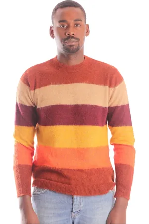 D.A. Daniele Alessandrini Strik, Herre, Hvid, L, Uld, Sweater