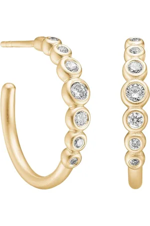 Julie Sandlau Tilbehør, Dame, Gul, ONE SIZE, Grace Hoops