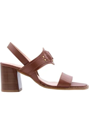 Scapa Sko, Dame, Brun, 37 EU, Højhælede sandaler