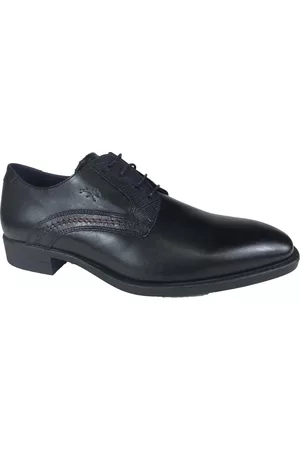 Fluchos Sko, Herre, Sort, 46 EU, Uld, Business Sko