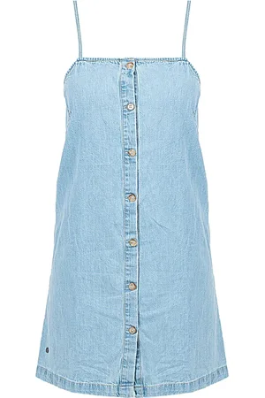 Pepe Jeans Kjole, Dame, Blå, XS, Bomuld, Korte kjoler