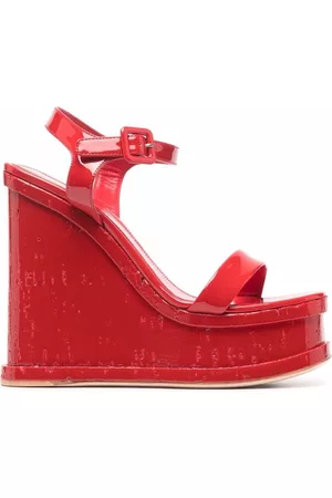 HAUS OF HONEY Sko, Dame, Rød, 37 EU, Læder, Wedges