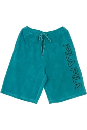 Fila Shorts, Herre, Blå, XL, Læder, Korte shorts