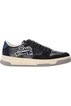 HUGO BOSS Sko, Herre, Blå, 45 EU, Læder, Sneakers