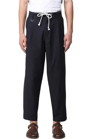 Paolo Pecora Bukser, Herre, Sort, M, Bomuld, Chinos