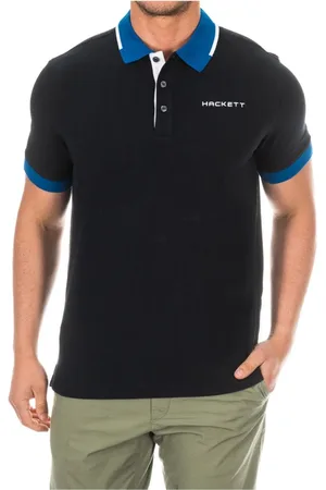 Hackett Top, Herre, Sort, S, Bomuld, Polo -skjorter