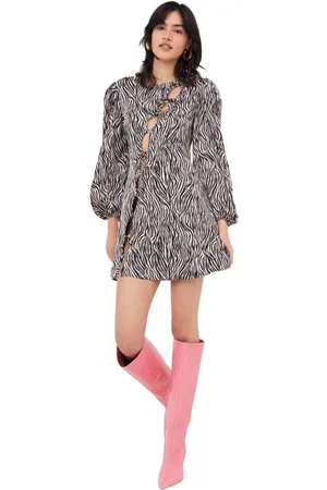 For Love & Lemons Kjole, Dame, Sort, L, Uld, Korte kjoler
