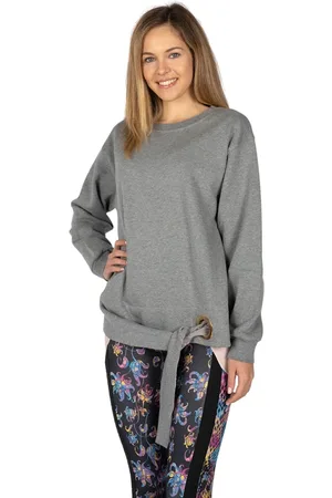 Trussardi Sweathshirts & Hoodies, Dame, Grå, XS, Bomuld, Bluse