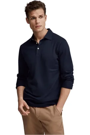 Hackett Top, Herre, Blå, XL, Bomuld, Polo trøje