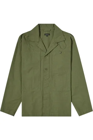 ENGINEERED GARMENTS Jakke, Herre, Grøn, S, Bomuld, Træthedsskjorte jakke