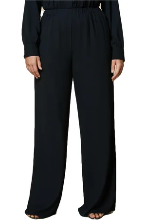 Persona by Marina Rinaldi Bukser, Dame, Blå, 3XL, Crepe bukser Raggiox