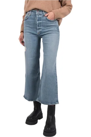 Citizens of Humanity Jeans, Dame, Blå, W26, Uld, Beskårne jeans