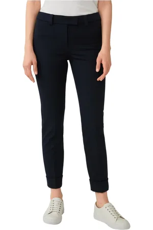 Windsor Bukser, Dame, Blå, 2XL, Bomuld, Bi-stretch-chino med konvolut
