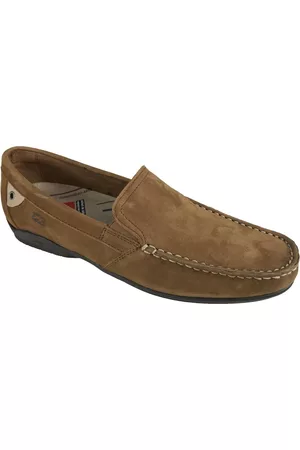 Fluchos Sko, Herre, Brun, 39 EU, Uld, Sko Mocassin