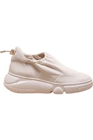 AGL ATTILIO GIUSTI LEOMBRUNI Sko, Dame, Hvid, 37 EU, Læder, Nappa -stil læder sneakers