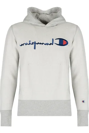 Champion Sweathshirts & Hoodies, Herre, Grå, XL, Uld, Bluse