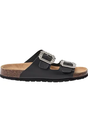 Sofie Schnoor Sko, Dame, Sort, 37 EU, Uld, - Sandal, S232740