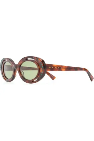 Marni Tilbehør, Dame, Brun, 52 MM, Solbriller