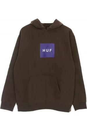 Huf Sweathshirts & Hoodies, Herre, Brun, M, Uld, Hættetrøjer