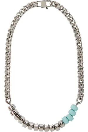 1017 ALYX 9SM Tilbehør, unisex, Grå, S, Merge candy charme halskæde