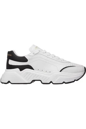 Dolce & Gabbana Sko, Herre, Hvid, 41 1/2 EU, Læder, Daymaster Læder Sneakers